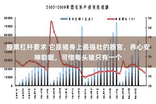 股票杠杆要求 它是猪身上最强壮的器官，养心安神助眠，可惜每头猪只有一个